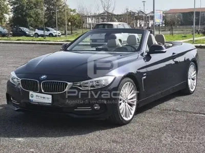 Usata BMW 420 Luxury Line 190 CV (139 kW) 2016 Blu Cabrio