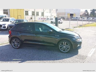 Usata VW Polo R-line 95 CV (69 kW) 2018 Nero Berlina