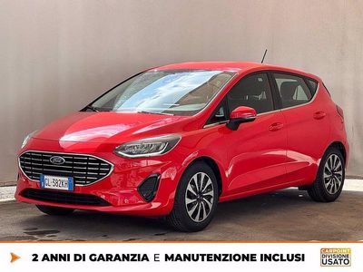 Usata Ford Fiesta Titanium 125 CV (91 kW) 2022 Rosso Utilitaria
