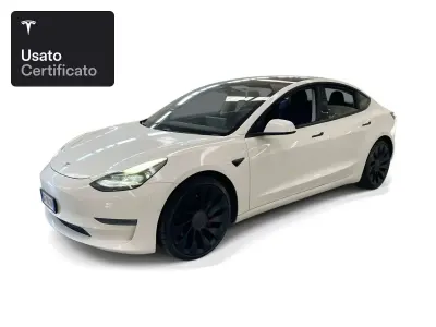 Usata Tesla Model 3 Performance 377 kW (513 CV) 2021 Pearl white multicoat Berlina