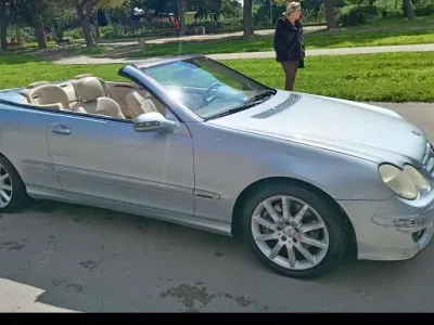 Usata Mercedes CLK320 Elegance 224 CV (164 kW) 2007 Argento Cabrio