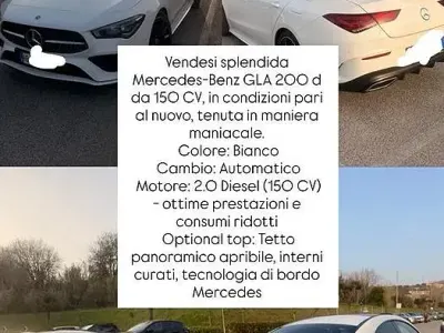 Usata Mercedes CLA200 150 CV (110 kW) 2025 Bianco Berlina