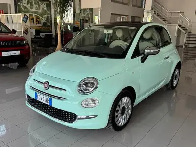 Usata Fiat 500 Lounge 95 CV (69 kW) 2017 Verde Berlina