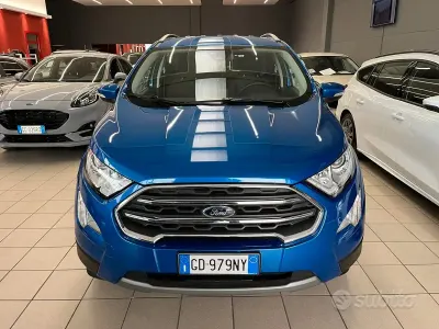 Usata Ford Ecosport Titanium 125 CV (91 kW) 2021 Blu SUV