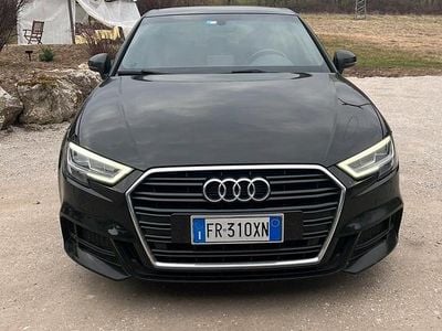 Usata Audi A3 S-Line 150 CV (110 kW) 2018 Nero Berlina