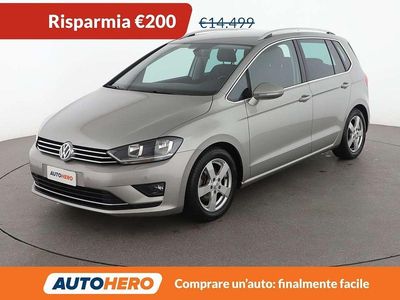 Usata VW Golf Sportsvan Highline 125 CV (91 kW) 2017 Argento Monovolume