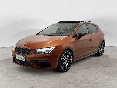 Usata Seat Leon CUPRA 300 CV (220 kW) 2018 Arancione Berlina
