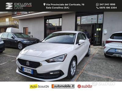 Usata Seat Leon Style 116 CV (85 kW) 2022 Bianco Berlina