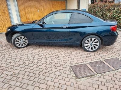 Usata BMW 218 136 CV (100 kW) 2015 Blu Coupé