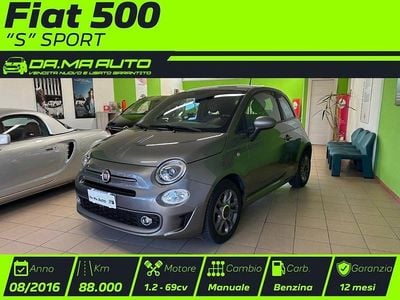 Usata Fiat 500 S 69 CV (50 kW) 2016 Grigio Berlina