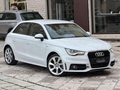 Usata Audi A1 Sportback S-Line 105 CV (77 kW) 2014 Bianco Utilitaria