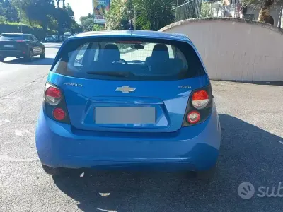 Usata Chevrolet Aveo LT 86 CV (63 kW) 2012 Blu Berlina