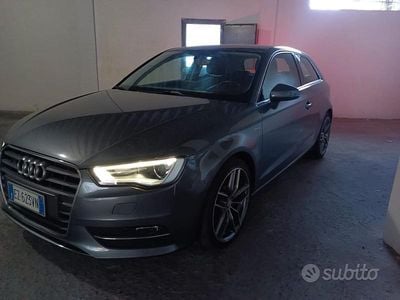 Usata Audi A3 Ambition 105 CV (77 kW) 2014 Bianco Coupé