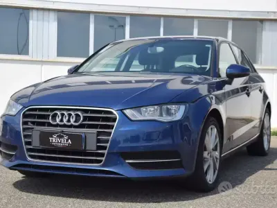 Occasion Audi A3 Ambition 105 ch (77 kW) 2014 Bleue Berline