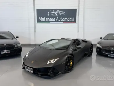 Usata Lamborghini Huracán 640 CV (470 kW) 2021 Giallo inti Cabrio