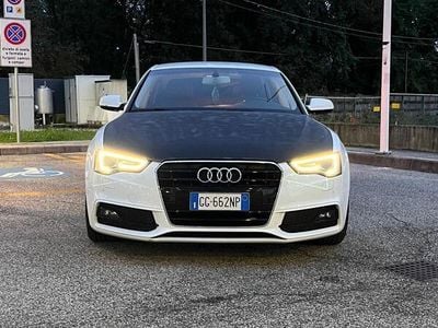 Usata Audi A5 Advanced 136 CV (100 kW) 2017 Bianco Coupé