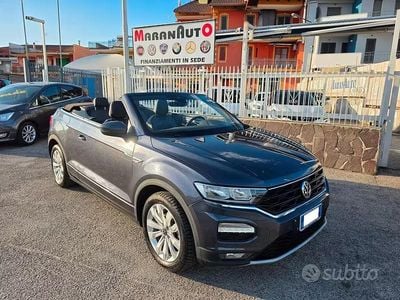 Begagnad VW T-Roc Cabriolet R-line 150 HK (110 kW) 2021 Grå Cab