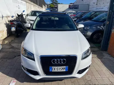 Usata Audi A3 Attraction 140 CV (102 kW) 2011 Bianco Utilitaria
