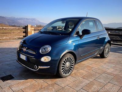 Usata Fiat 500 Lounge 95 CV (69 kW) 2017 Blu Utilitaria