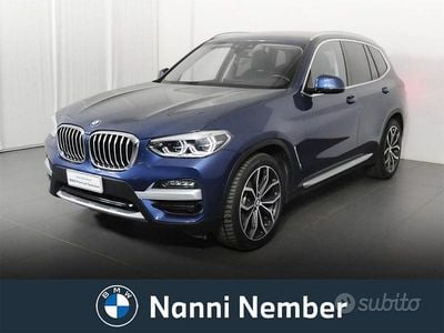 Usata BMW X3 xLine 190 CV (139 kW) 2021 Blu SUV