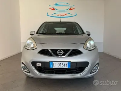 Usata Nissan Micra Tekna 80 CV (58 kW) 2014 Grigio Utilitaria