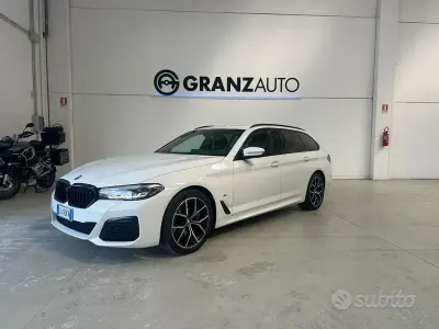 Usata BMW 520 M Sport 190 CV (139 kW) 2022 Bianco Station wagon