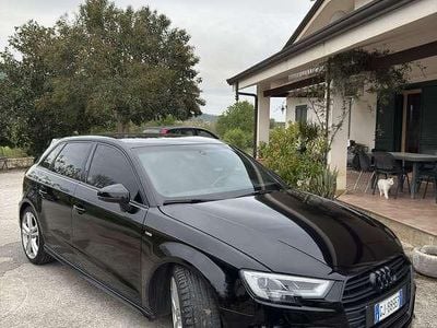 Usata Audi A3 S-Line 116 CV (85 kW) 2017 Nero Berlina