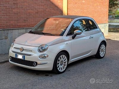 Usata Fiat 500 95 CV (69 kW) 2018 Bianco Cabrio