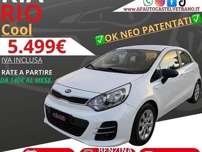 Usata Kia Rio 84 CV (61 kW) 2015 Bianco Berlina