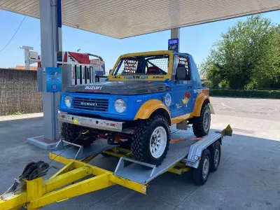 Usata Suzuki Samurai 64 CV (47 kW) 1989 Arancione SUV