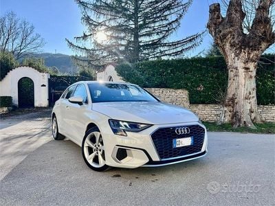 Usata Audi A3 Advanced Plus 150 CV (110 kW) 2021 Bianco Berlina