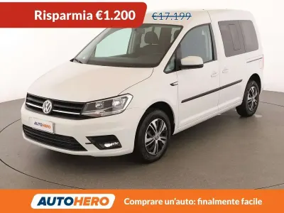 Usata VW Caddy 102 CV (75 kW) 2019 Bianco Monovolume