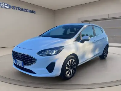 Usata Ford Fiesta Titanium 75 CV (55 kW) 2022 Bianco pastello Utilitaria