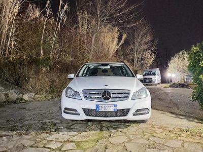 Usata Mercedes C250 204 CV (150 kW) 2013 Bianco Station wagon