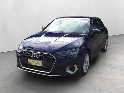 Usata Audi A3 Advanced Plus 110 CV (80 kW) 2021 Blu navarra metallizzato Berlina