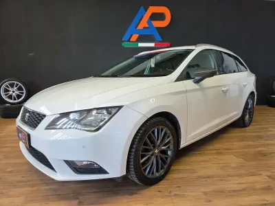 Usata Seat Leon CONNECT 110 CV (80 kW) 2016 Bianco Station wagon