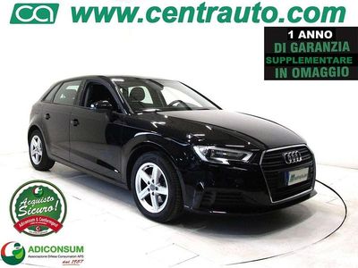 Usata Audi A3 Business 116 CV (85 kW) 2019 Nero Berlina