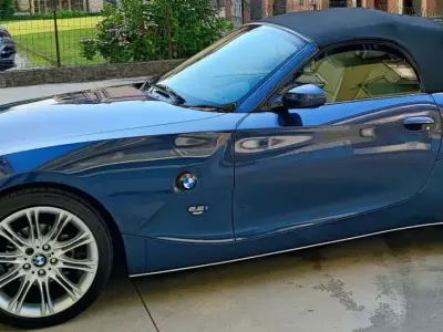 Usata BMW Z4 170 CV (125 kW) 2005 Blu Cabrio