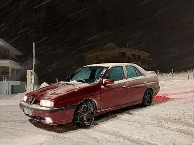 Usata Alfa Romeo 155 128 CV (94 kW) 1995 Rosso Berlina