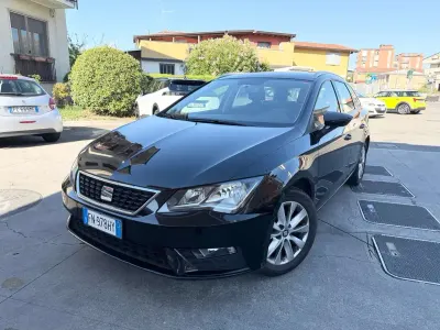Usata Seat Leon ST Business 110 CV (80 kW) 2018 Nero Station wagon