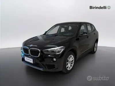 Usata BMW X1 Advantage 136 CV (100 kW) 2016 Nero SUV