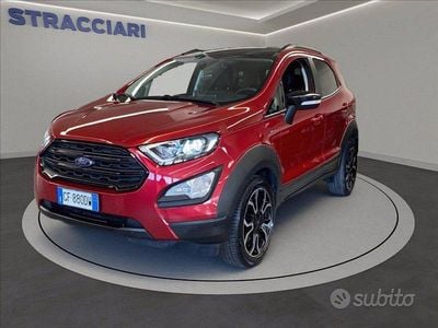 Usata Ford Ecosport Active 125 CV (91 kW) 2021 Rosso metallizzato SUV