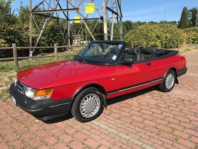 Usata Saab 900 Cabriolet 141 CV (103 kW) 1993 Rosso Cabrio