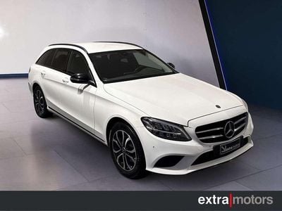 Usata Mercedes C220 194 CV (142 kW) 2019 Bianco Station wagon