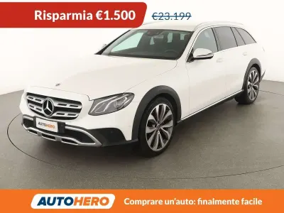 Usata Mercedes E220 All-Terrain Premium 194 CV (142 kW) 2018 Bianco Station wagon