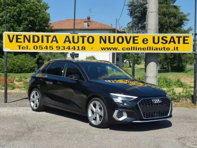 Usata Audi A3 Advanced 110 CV (80 kW) 2021 Nero mito Berlina