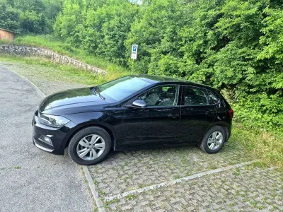 Usata VW Polo Comfortline 95 CV (69 kW) 2018 Nero Utilitaria