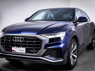 Usata Audi Q8 Sport 286 CV (210 kW) 2019 Blu navarra metallizzato SUV