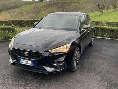 Usata Seat Leon 150 CV (110 kW) 2021 Nero Berlina