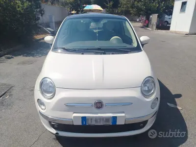 Usata Fiat 500 Lounge 69 CV (50 kW) 2013 Bianco Berlina